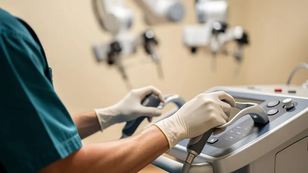 Da Vinci Operationsroboter in einem Schweizer Operationssaal