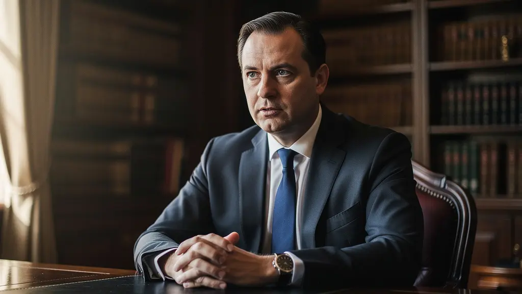 Porträt eines angehenden Diplomaten während der Vorbereitungsphase