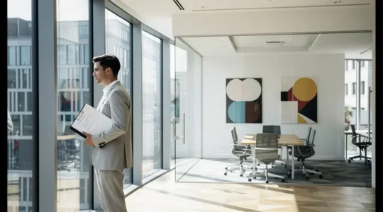 Geschäftsführer analysiert Dokumente zur Wahl der Rechtsform zwischen GmbH und AG in der Schweiz