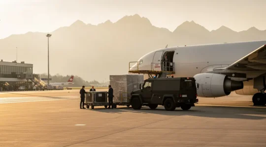 Hochwertiger Sicherheitstransport einer Luxusuhr von Genf nach Hongkong