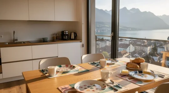 Visualisierung der Lebenshaltungskosten für eine vierköpfige Familie in Zürich