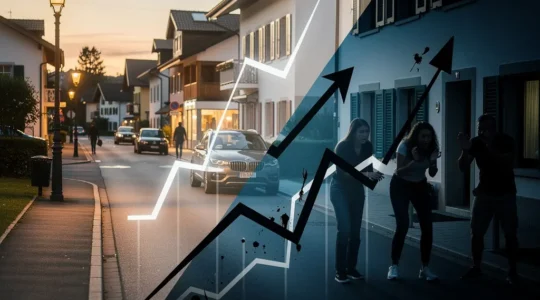 Kontrast zwischen objektiver Sicherheit und subjektivem Unsicherheitsgefühl in der Schweiz