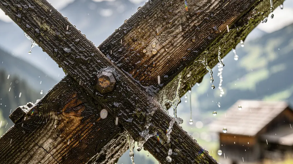 Reaktivierung eines historischen Wasserrads für moderne Stromproduktion