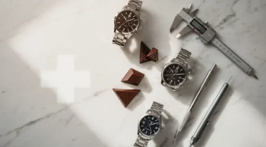 Das Swiss Made Label mit dem Schweizer Kreuz als Qualitätssiegel für Premium-Produkte